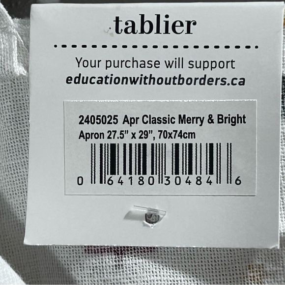 Holiday Tree Pattern Kitchen Baking Cooking Apron - Picture 8 of 9